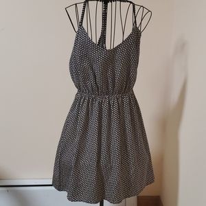 Soprano black and printed sundress size S
